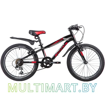 Детский велосипед Novatrack Prime 20AH6V.PRIME.BK9 (черный/красный, 2019)